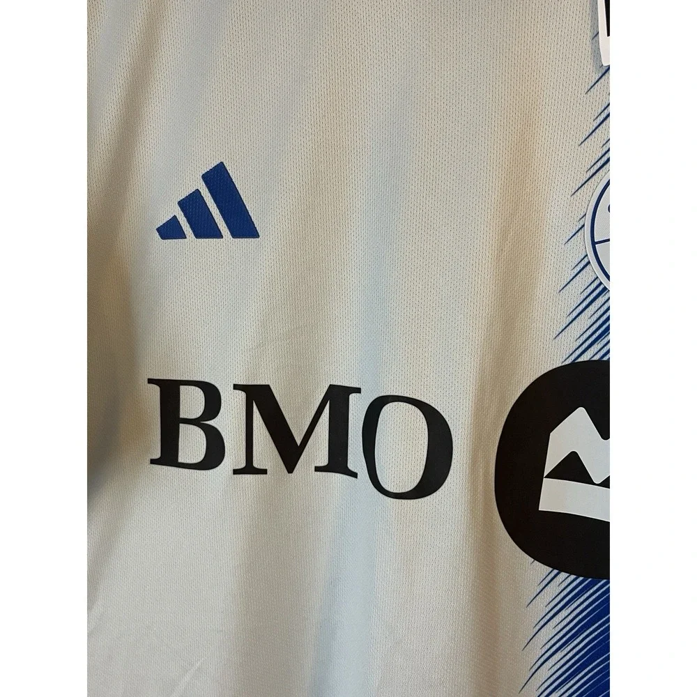 Men's 2XL NWT CF Montreal Kwadwo Opoku #7 Adidas 2024 Light Blue Jersey